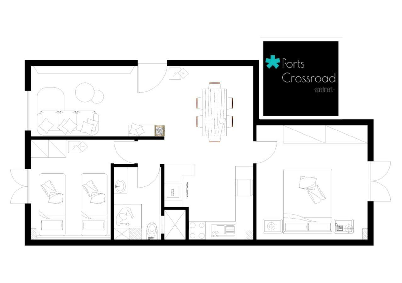 Ports Crossroad D Apartment Пирея Екстериор снимка